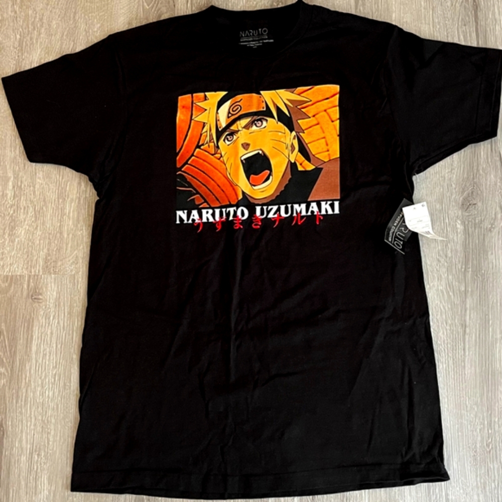 Naruto Uzumaki Black T-Shirt *NEW*